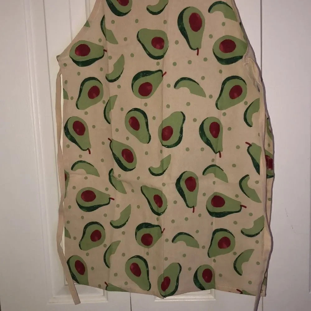 Mabelle Home Collection Avocado Print Cotton Apron